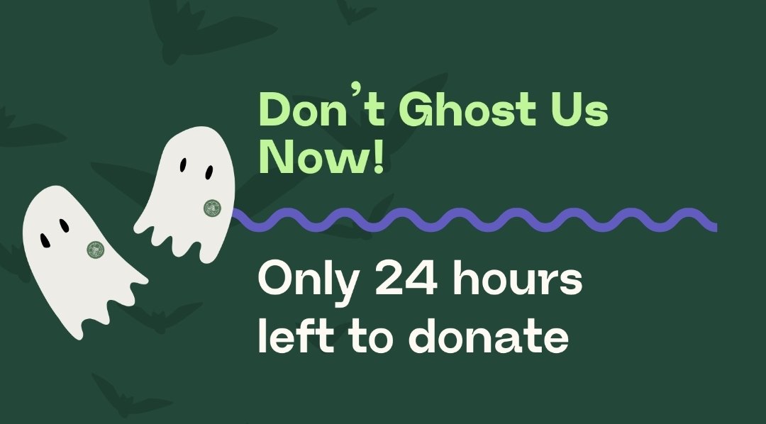 Last chance to support our Race For Change crowdfunder, to cut through the greenwashing and do the best we can for our planet.
Just before spooky season, don't ghost us now!
 crowdfunder.co.uk/p/raceforchange
Help us be part of the solution.

Thanks to everyone who supports our work 🙏