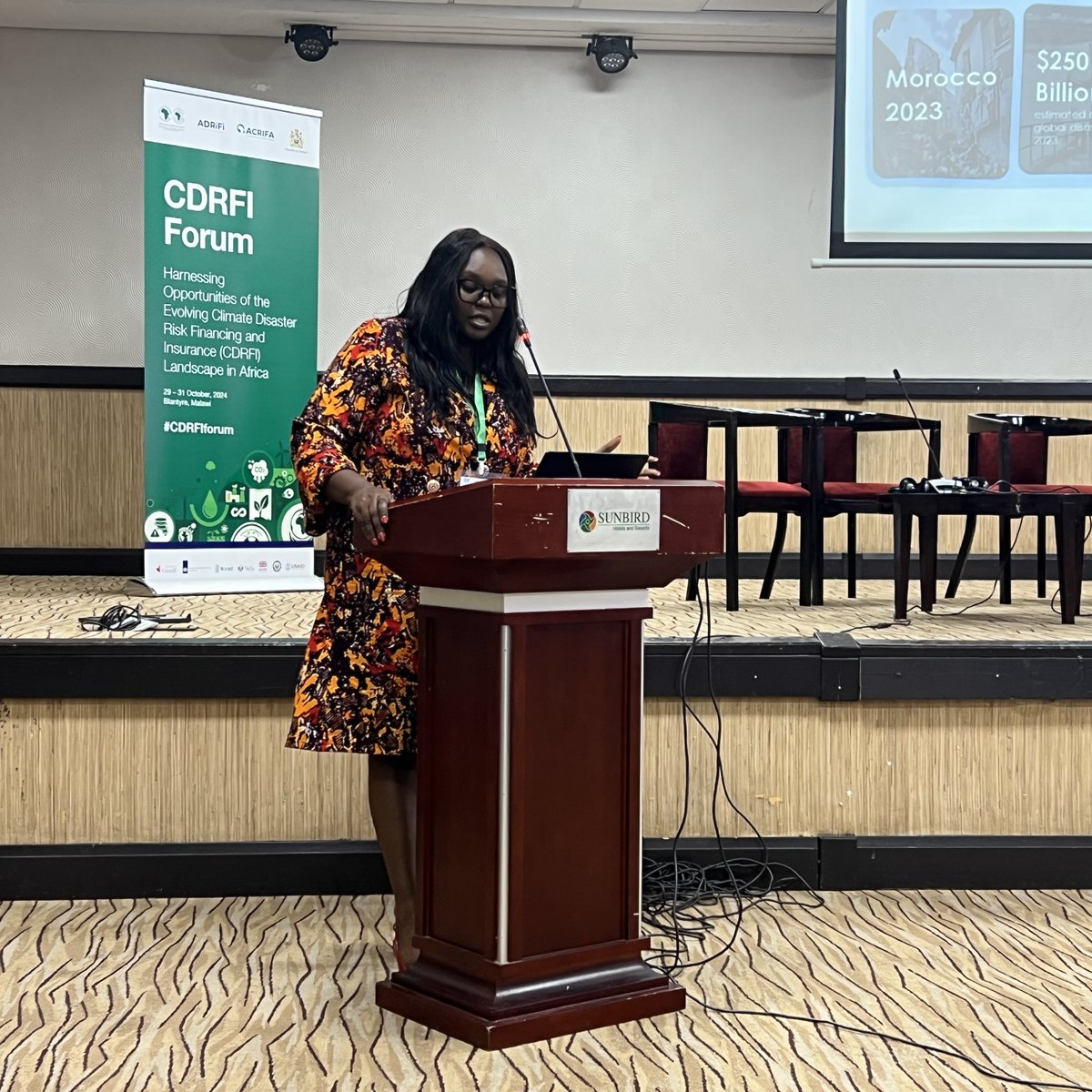 "The Micro-Insurance Network is a network of 59 countries from 100+ institutions, with 500+ experts within the group," - Ms. Karimi Nthiga, Regional Coordinator.

#CDRFIforum