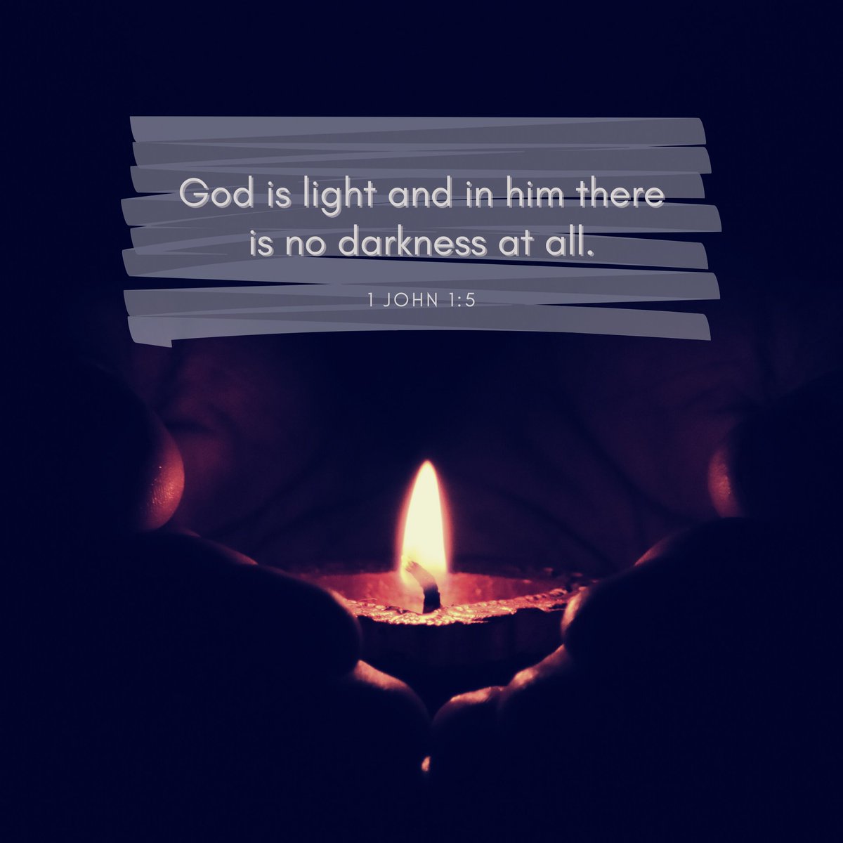 "For You light my lamp; the LORD my God illumines my darkness." Psalm 18:28