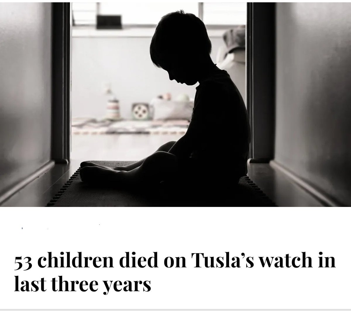 SenatorKeogan's tweet photo. 53 children died on Tusla’s watch in the last three years.

How are people not moved by this?

How is @rodericogorman still the Minister for @dcediy?

This government has failed our children. They deserve better.
#ProtectOurChildren https://t.co/XqEJQZdgym