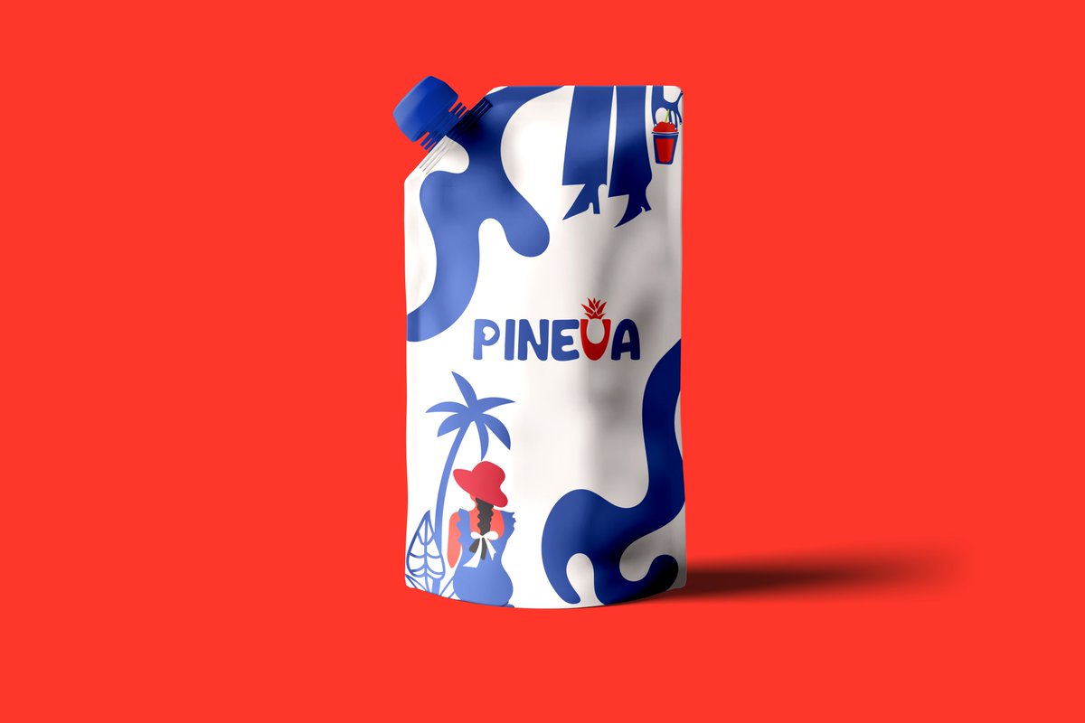 bizonstrategies's tweet photo. Hay friends 🖐
my new branding PINEVA 🍍
I just love those concept & illustration 😍
#juice #packaging #food #logodesigner #productpackaging #logowork #newdesign #adobe #packeging #drink #logoawesome #logobrainy #logonew #logoprofessionals #logoshift #logobook #logosai #logo https://t.co/4tXjL4SLiX