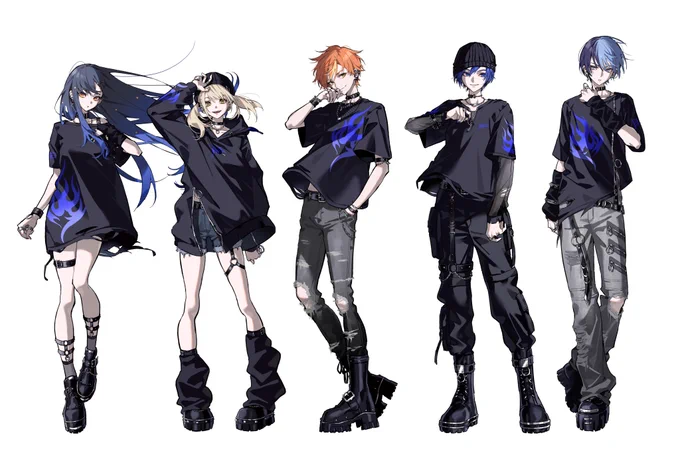『フューエル』Full ver.Vivid BAD SQUAD × KAITO2DMVのイラストを担当させていただきました。プロセカ #ビビバス 