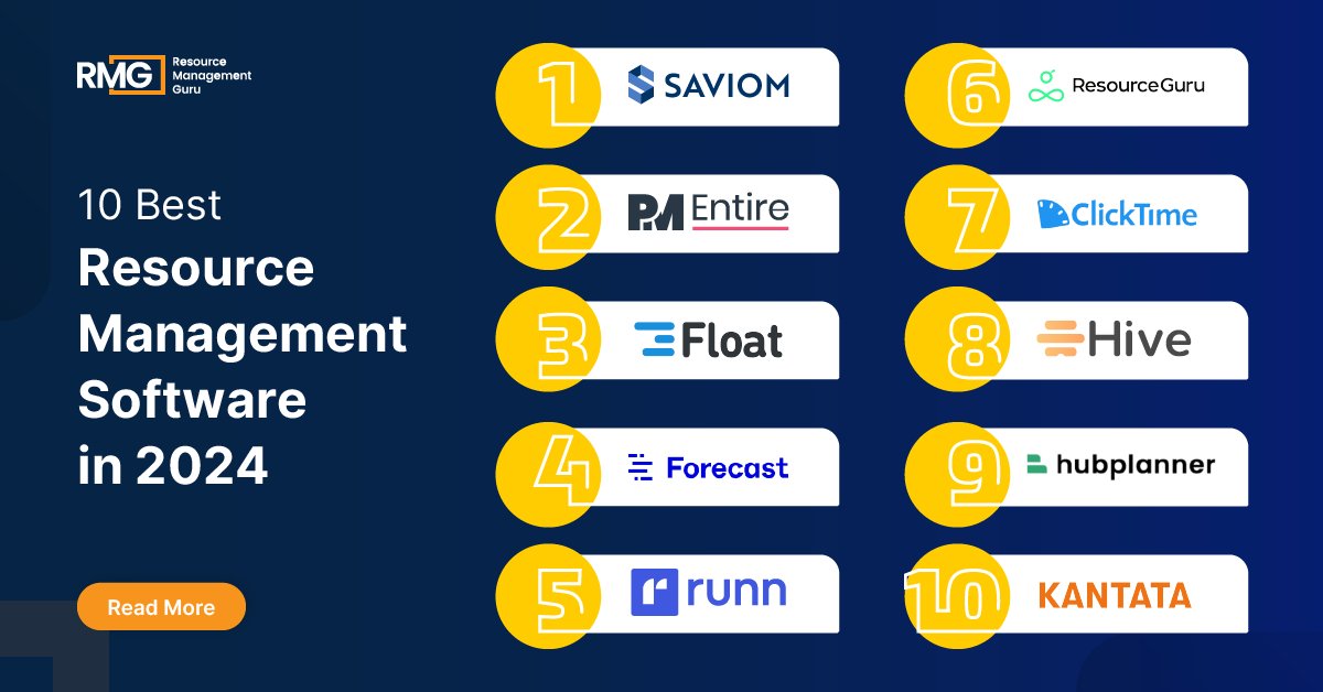RM_Guru_'s tweet image. Explore our detailed guide on the top 10 resource management software of 2024. Get comprehensive overviews, key features, screenshots, and pricing details to find the perfect fit for your business needs.
bit.ly/3WF60Sp

#resourcemanagement
#resourcemanagementsoftware