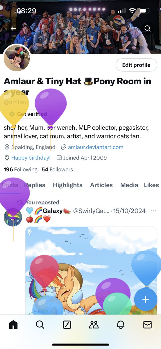 Balloon day and last year in my 30s. First one without parents. 💔