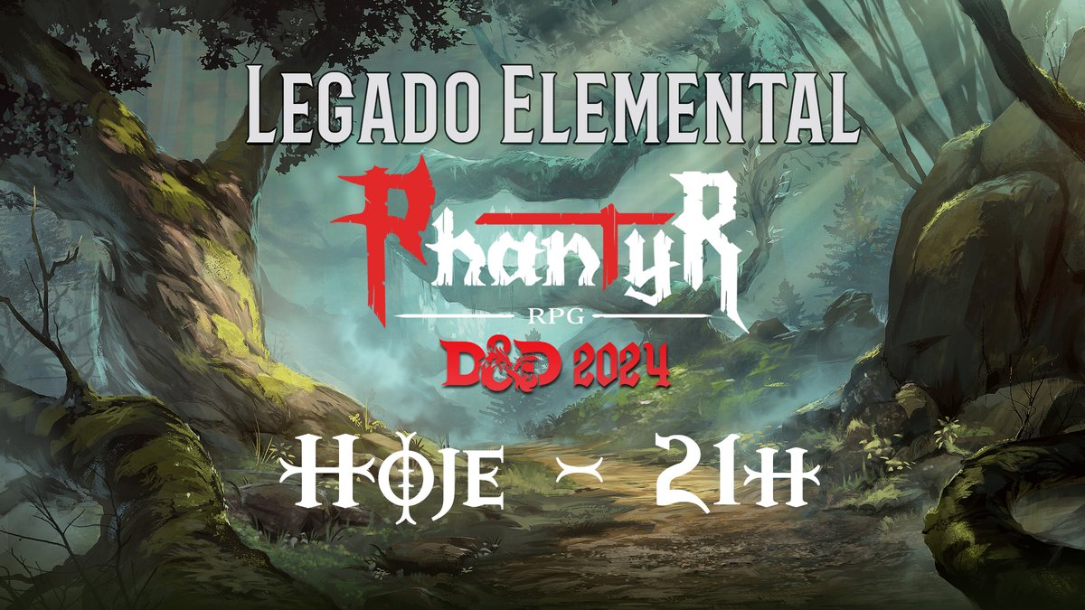 Hoje tem RPG!!!
Legado elemental está de volta e é hora de embalar a campanha!!!
D&amp;D 2024 com o <a href="/BeholderTV/">Beholder</a>  mestrando em Phantyr para mim e os outros criadores do cenário!