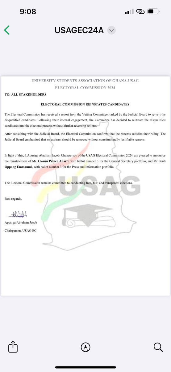 the_OPA1's tweet image. Unbowed•||•Unbroken•||•Unbent

This is the farthest I want to advocate the for the ordinary Ghanaian university student 

#TheWriteDirection ✍️➡️