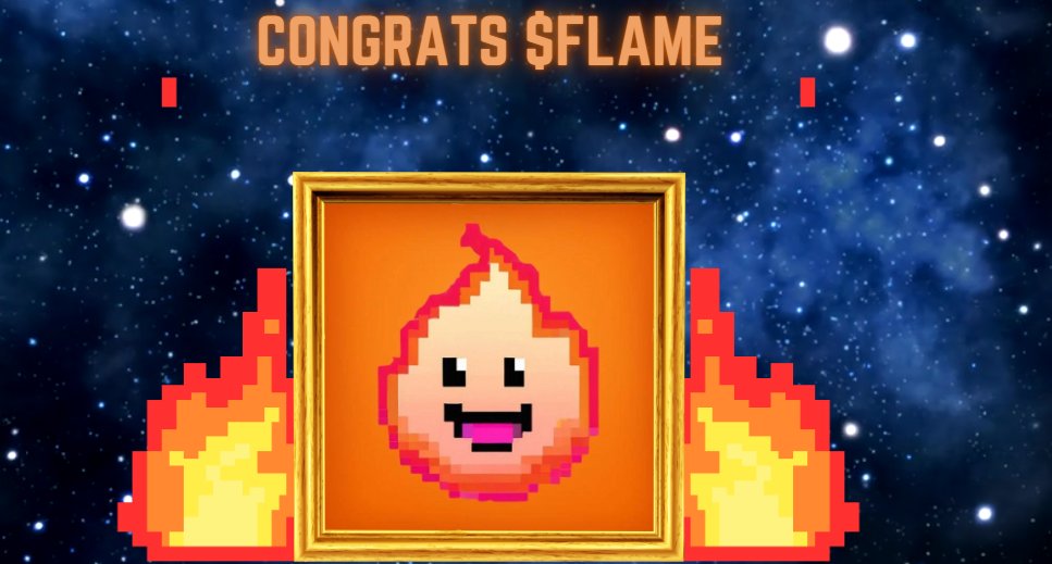 FLAME TF ON BABY !!!! 🔥

WHAT A STRONG COMMUNITY.. WE ALL LOOK FORWARD TO SEEING WHAT $FLAME HAS IN STORE AS THEY LEAD THE #XRPL MEME SPACE !!! 

AGAIN CONGRATS YOU TRULY EARNED YOUR SPOT IN THE  $BOFL "HALL OF FAME"