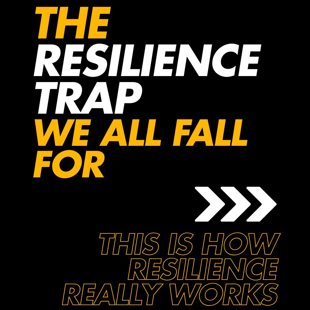 What is the #resilience trap we all fall for, and how does resilience REALLY work?

Find us on Instagram for the answer: instagram.com/p/DBvs3XDA2Kh/