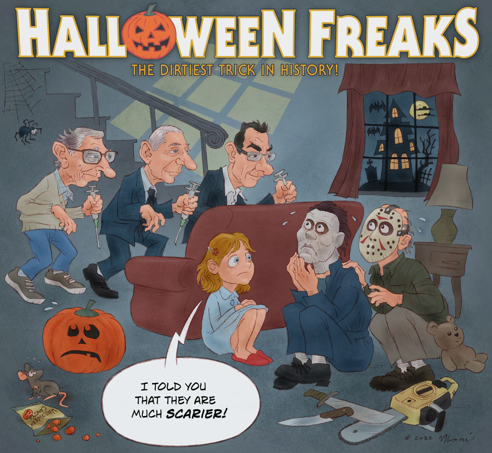 The dirtiest trick in the history of mankind... 🎃💉👹
The Real #Halloween Monsters!

#IdoNotForget #CrimesAgainstHumanity #CovidInquiry

#BillGates #AnthonyFauci #AlbertBourla #pfizerlied #NoVaccinePassports #NoVaccineMandates #SanitaryDictatorship