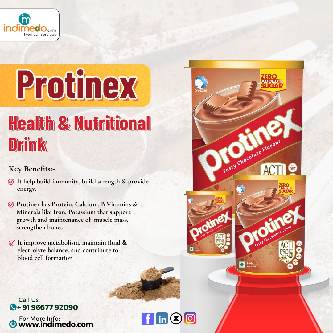 Indimedodotcom's tweet image. Buy Now - indimedo.com/products/nutri…

Protinex Health and Nutritional Drink Tasty Chocolate
#indimedo #onlinepharmacy #protinex #healthdrink #nutritionboost #highprotein #immunitysupport #dailynutrition #adultnutrition #healthyliving #chocolateflavor #proteinpowder #nutritionaldrink
