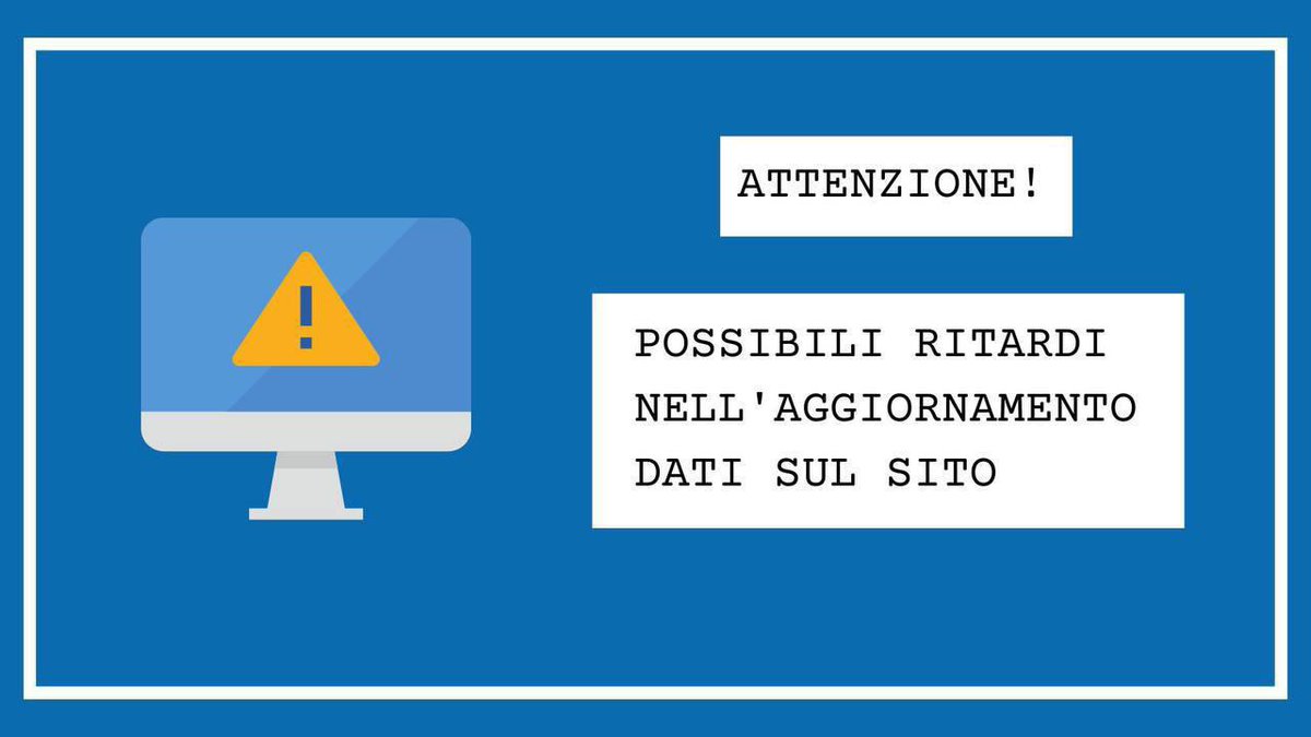 📌INFO - Con l’inizio del processo di switch di centrale di acquisizione dei dati da Parma a Bologna, per circa un paio d'ore si avranno ritardi nella ricezione dei dati osservati sul sito #AllertaMeteoER.
Ci scusiamo per il disservizio.