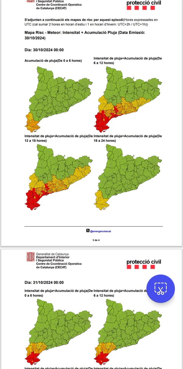 Información: 

Tanto hoy como mañana pueden haber fuertes lluvias, está activada la alerta del Inuncat y por ese motivo se recomienda evitar coger el vehículo, ojo con las zonas inundables y en casa revisar sumideros y rejillas.