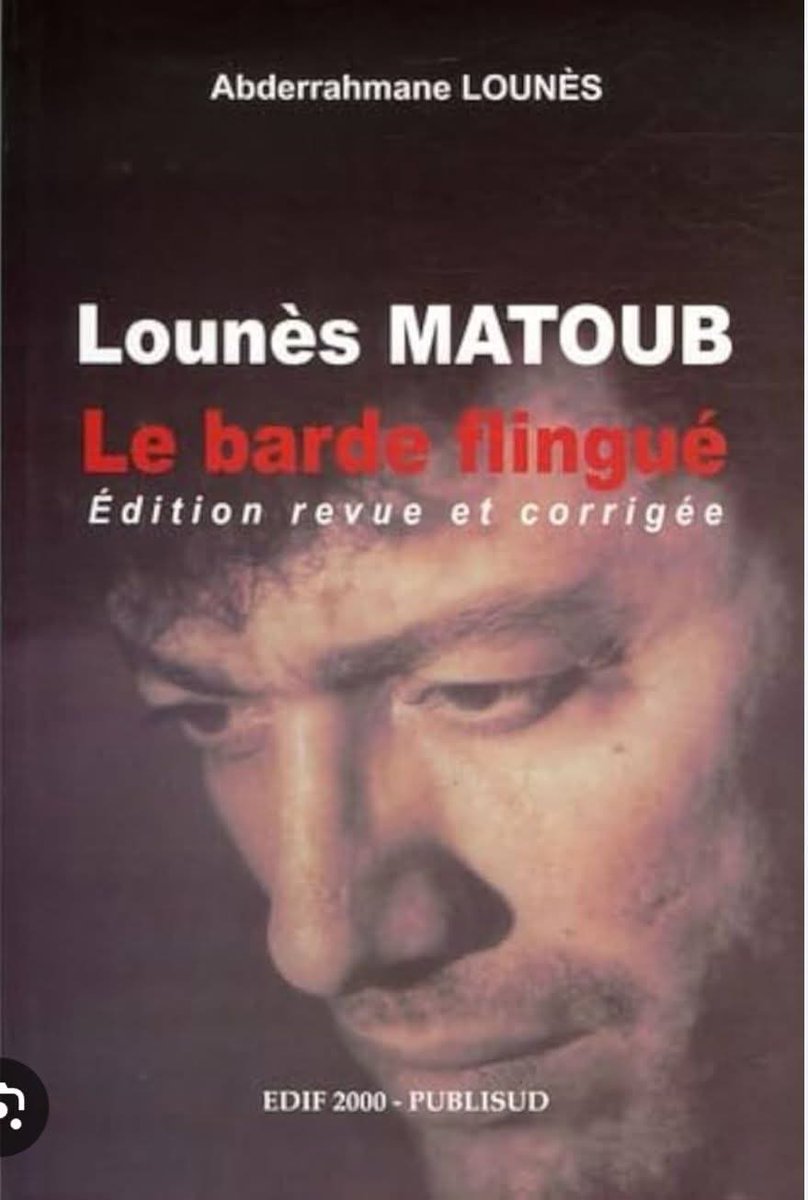 medjahed2016's tweet photo. Parution d'un nouveau ouvrage de Abderahmane Lounes, intitulé : "Lounes Matoub, le barde flingué" aux editions Publisud. https://t.co/YQrQNzgjmU