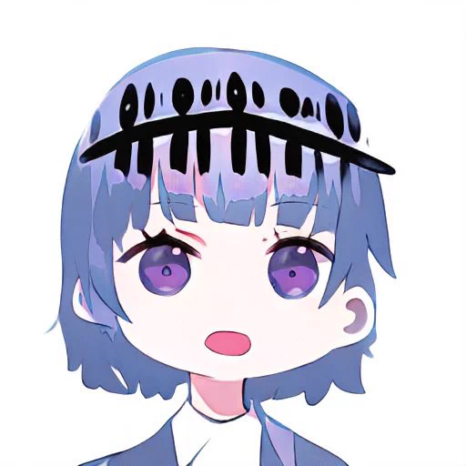 頭部にサインを入れた場合の生成結果サンプル(不透明度100%)色味以外はかなり絵が崩れたのである詳細は近日投稿する動画にで開設予定 