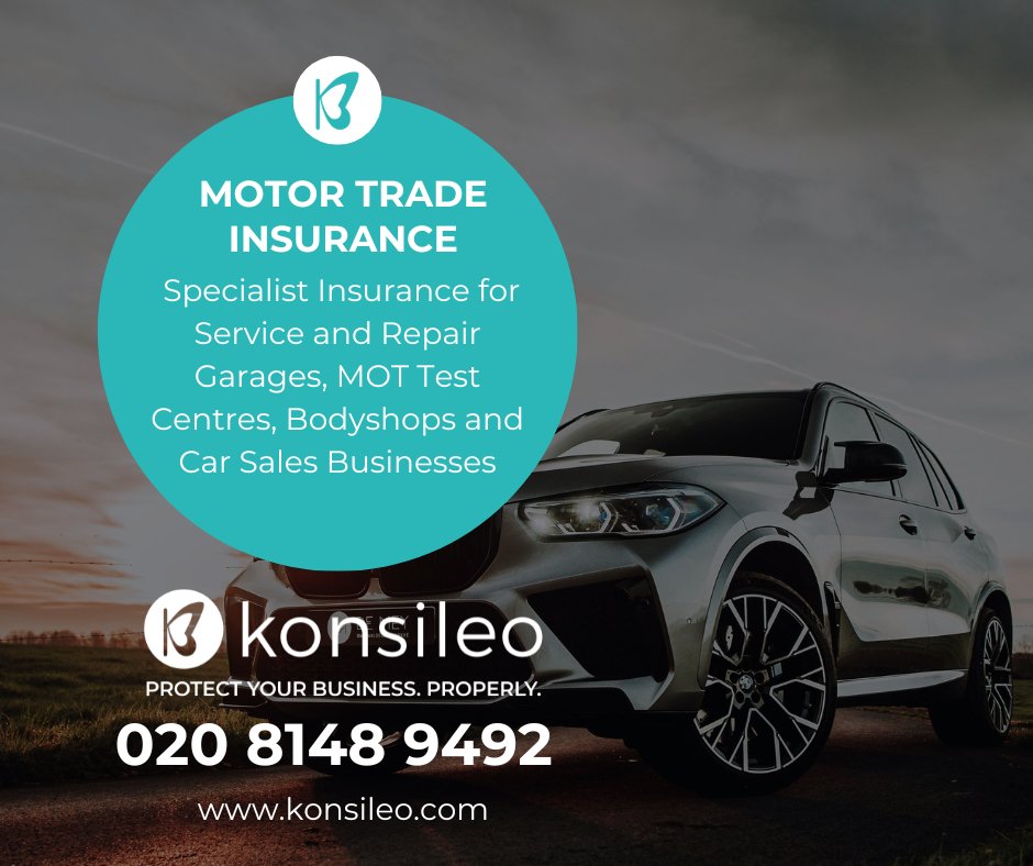 Looking for competitive Motor Trade Insurance?
We can provide specialist insurance for all motor trade sectors. Speak to our expert motor trade team today on: 020 8148 9492. #motortradeinsurance #konsileo #motortrade