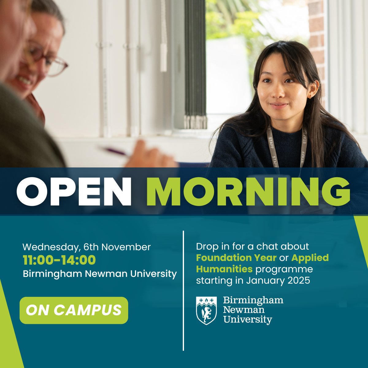 Birmingham Newman University tweet media