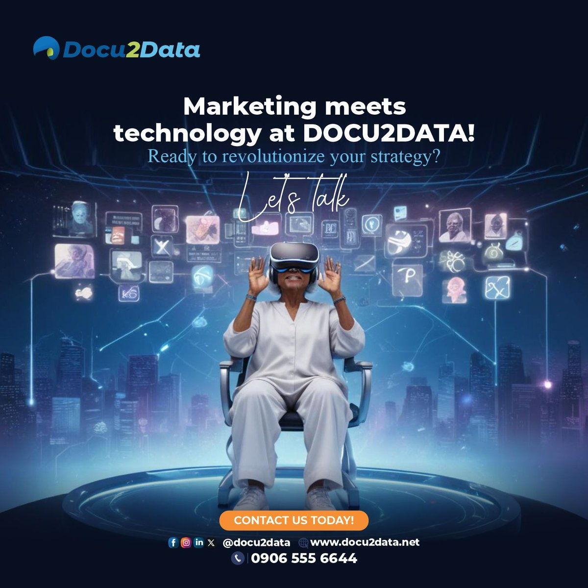 docu2data's tweet photo. Your Marketing! Docu2data combines tech expertise with marketing savvy. Ready to elevate your game?
Let's chat!
..
#MarketingTransformation
#Docu2data
#technology
#MarketingDigital https://t.co/sYRPThyUSy
