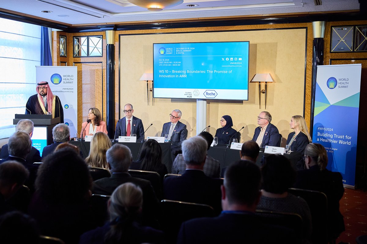 Global AMR Research & Development (R&D) Hub (@globalamrhub) on Twitter photo We’re thrilled to share a new blog post co-authored by Dr. Michael Lobritz and Dr. <a href="/OgilvieLesley/">Lesley Ogilvie</a> following an inspiring panel at the #WorldHealthSummit, co-hosted by the <a href="/GlobalAMRHub/">Global AMR Research & Development (R&D) Hub</a> and <a href="/Roche/">Roche</a>. 🌐
👉 Read the full post here: globalamrhub.org/news/from-inte… We’re thrilled to share a new blog post co-authored by Dr. Michael Lobritz and Dr. <a href="/OgilvieLesley/">Lesley Ogilvie</a> following an inspiring panel at the #WorldHealthSummit, co-hosted by the <a href="/GlobalAMRHub/">Global AMR Research & Development (R&D) Hub</a> and <a href="/Roche/">Roche</a>. 🌐
👉 Read the full post here: globalamrhub.org/news/from-inte…