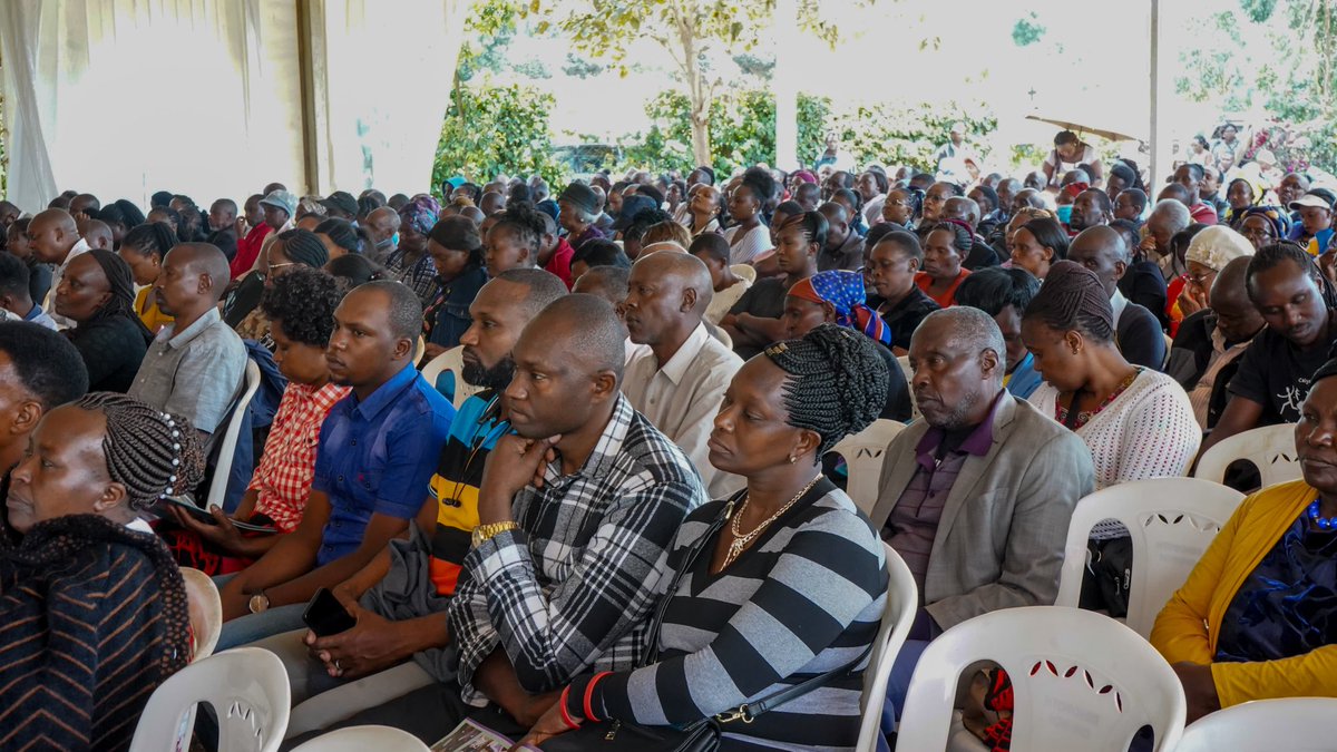 NjeriWaKirima's tweet photo. DP Rigathi Gachagua joins the celebration of a remarkable spirit, Mwalimu Geoffrey Murugami, in Limuru, Kiambu County. https://t.co/sDFOXwRGh9