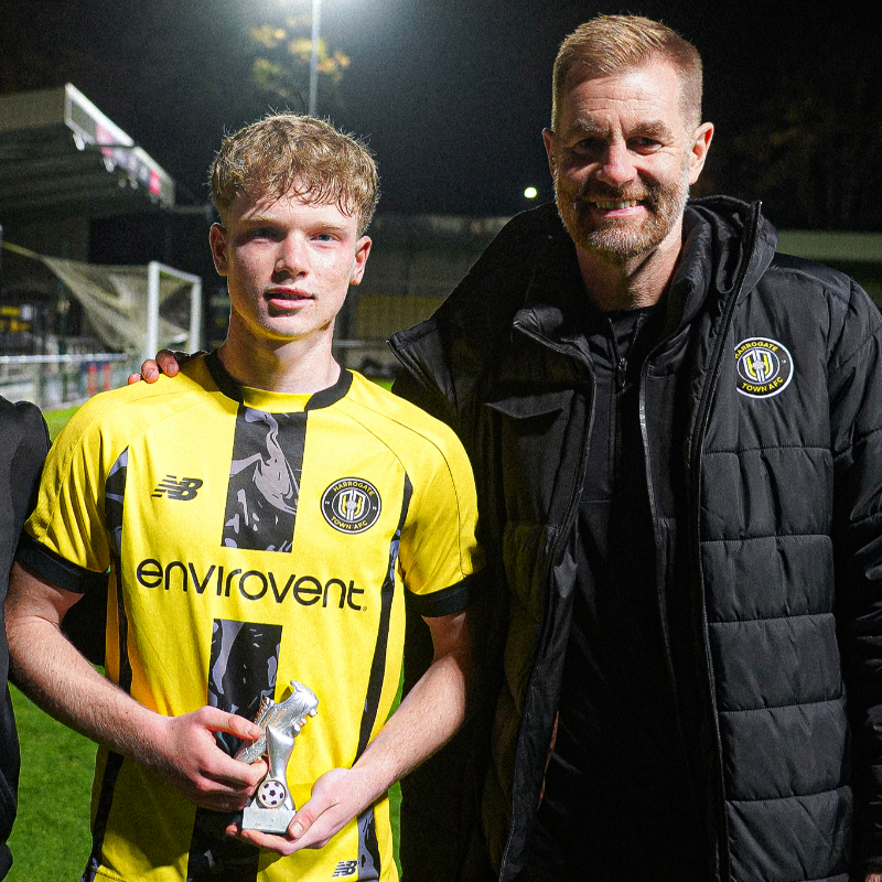 HarrogateTown's tweet photo. Take a look at the best photos from our academy's 2-0 win in the FA Youth Cup 🤩🎞️