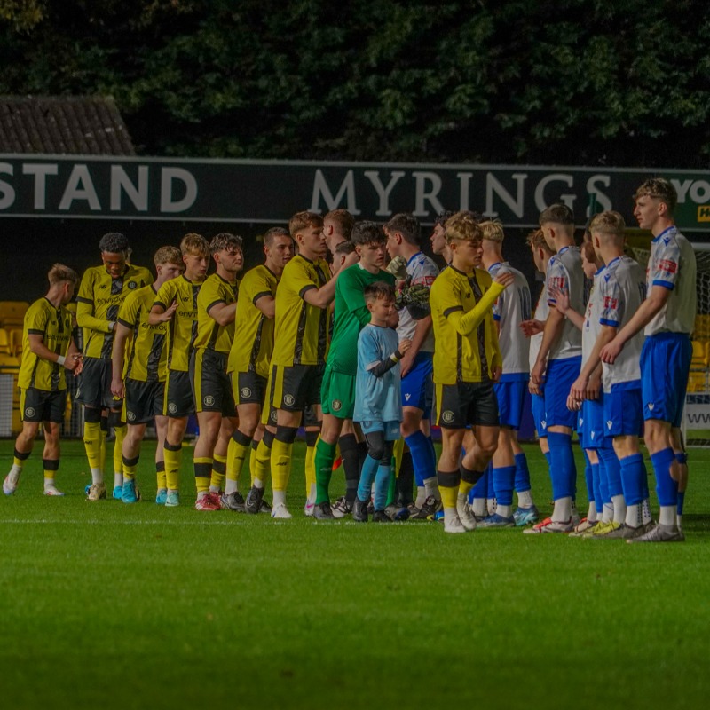 HarrogateTown's tweet photo. Take a look at the best photos from our academy's 2-0 win in the FA Youth Cup 🤩🎞️