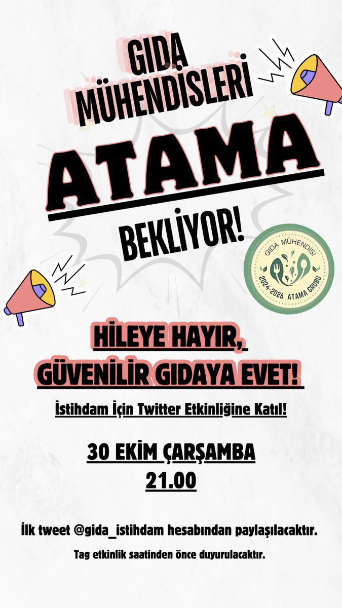 Tüm meslektaşlarımızı, bizi desteklemek isteyen herkesi etkinliğimize davet ediyoruz 🙏🏼💐