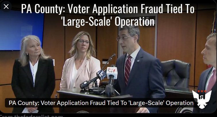 BelannF's tweet image. DID YOU KNOW THERE IS FRAUD IN OUR ELECTIONS?  WELL - WONDER NO MORE -  A BIG VOTE-HARVESTING OPERATION HAS BEEN DISCOVERED.

‘At this point, it is believed that the fraudulent voter registrations  are connected to a large-scale canvassing operation[] for voter  registrations,’…