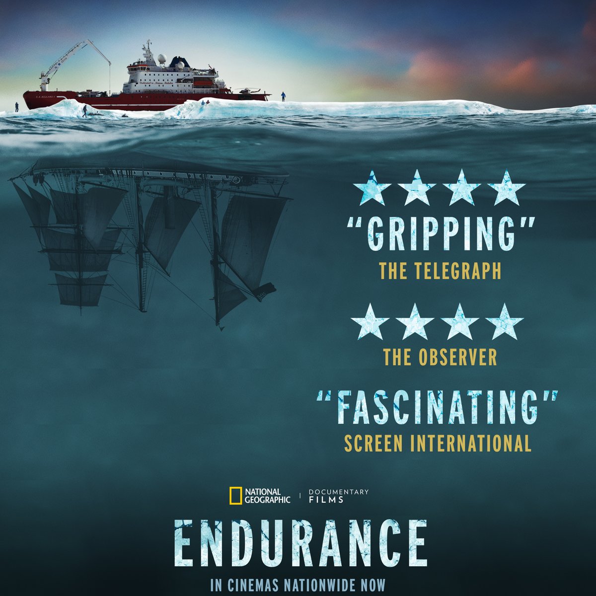 Have you yet to experience the epic #Endurance on the big screen? 

See Elizabeth Chai Vasarhelyi, <a href="/jimkchin/">Jimmy Chin</a> &amp; Natalie Hewit's acclaimed Ernest Shackleton portrait in cinemas nationwide now. endurance.film