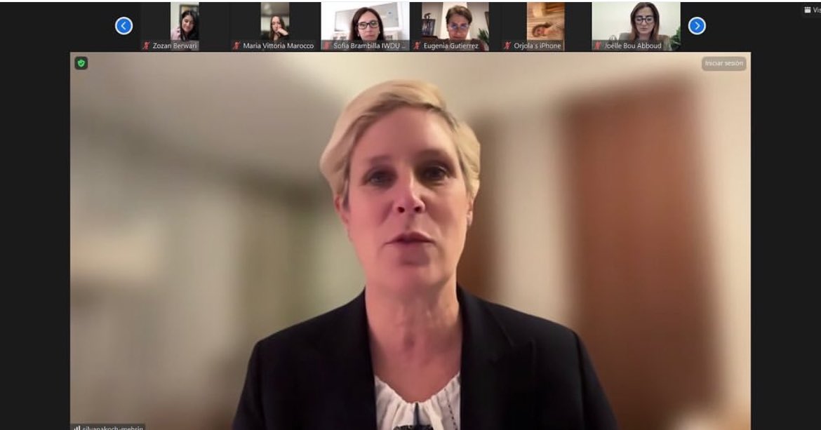 CubaPdc's tweet photo. The #IWDU meeting was a major opportunity to exchange views on the critical situation in the #MiddleEast. Thank you @iwdu_global and specially to @Joellebouabboud for the invaluable insight on the situation.
#MoreWomenBetterPolitics
@iwdu_global
@skochmehrin
@Sofiabrambilla https://t.co/y6Z47izYy5