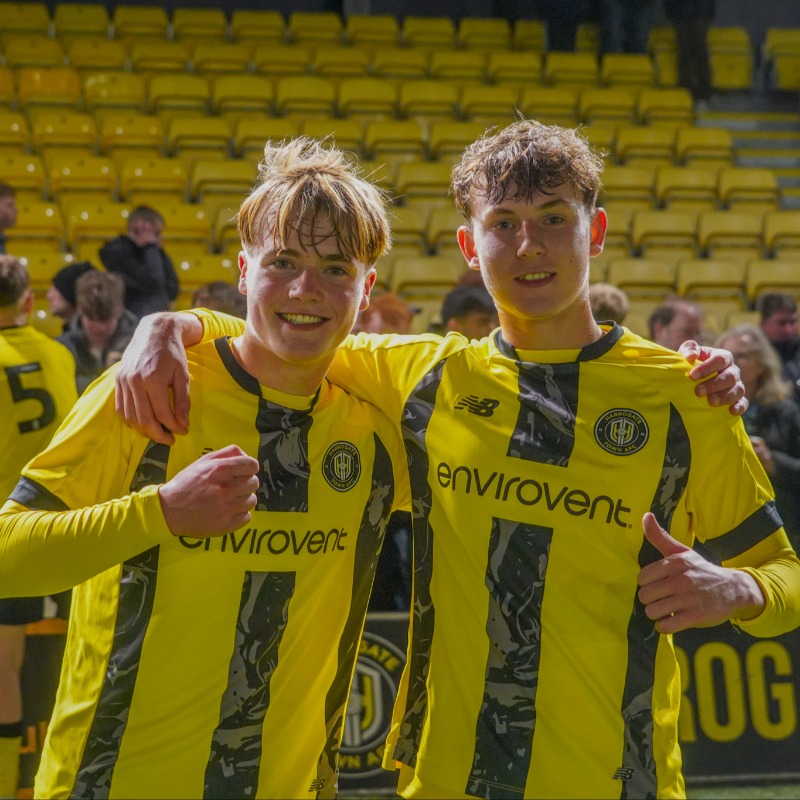 HarrogateTown's tweet photo. Take a look at the best photos from our academy's 2-0 win in the FA Youth Cup 🤩🎞️