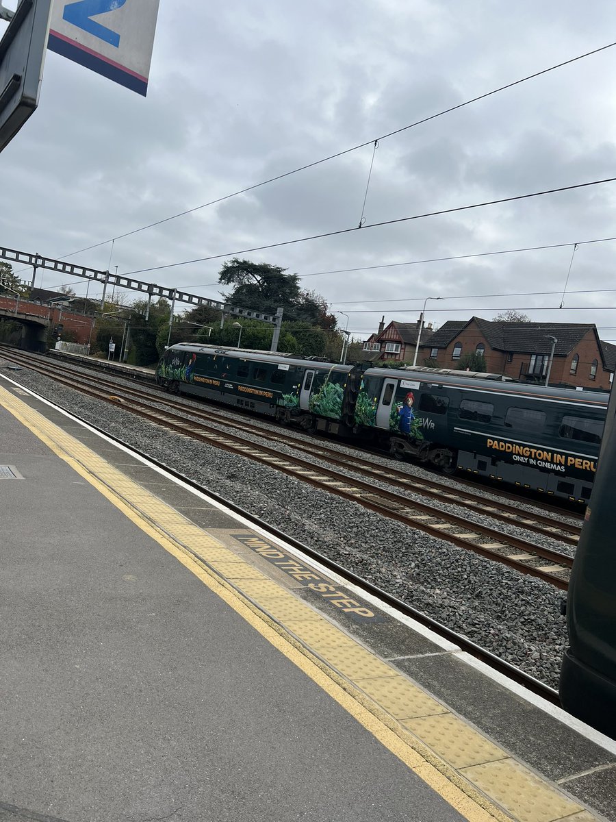 At least the promo trains are on time 🤣