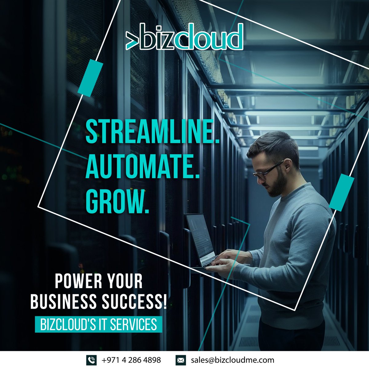 bizclouditllc's tweet image. #Automate, Elevate, Dominate! Take your #business to new heights with Bizcloud’s IT solutions! Bizcloud be the game-changer your business deserves!
📱 +971 501805308 ☎ +971 43200983
📧 - sales@bizcloudme.com
#bizcloud #businessgrowth #BusinessSuccess #solutions #itsolutions