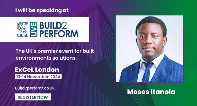 Circular_B_COST's tweet photo. On the 13th November @MItanola and @pwgriffiths will be presenting at @CIBSE #build2perform, taking place at the London Excel. https://t.co/eiyoFKlCFP