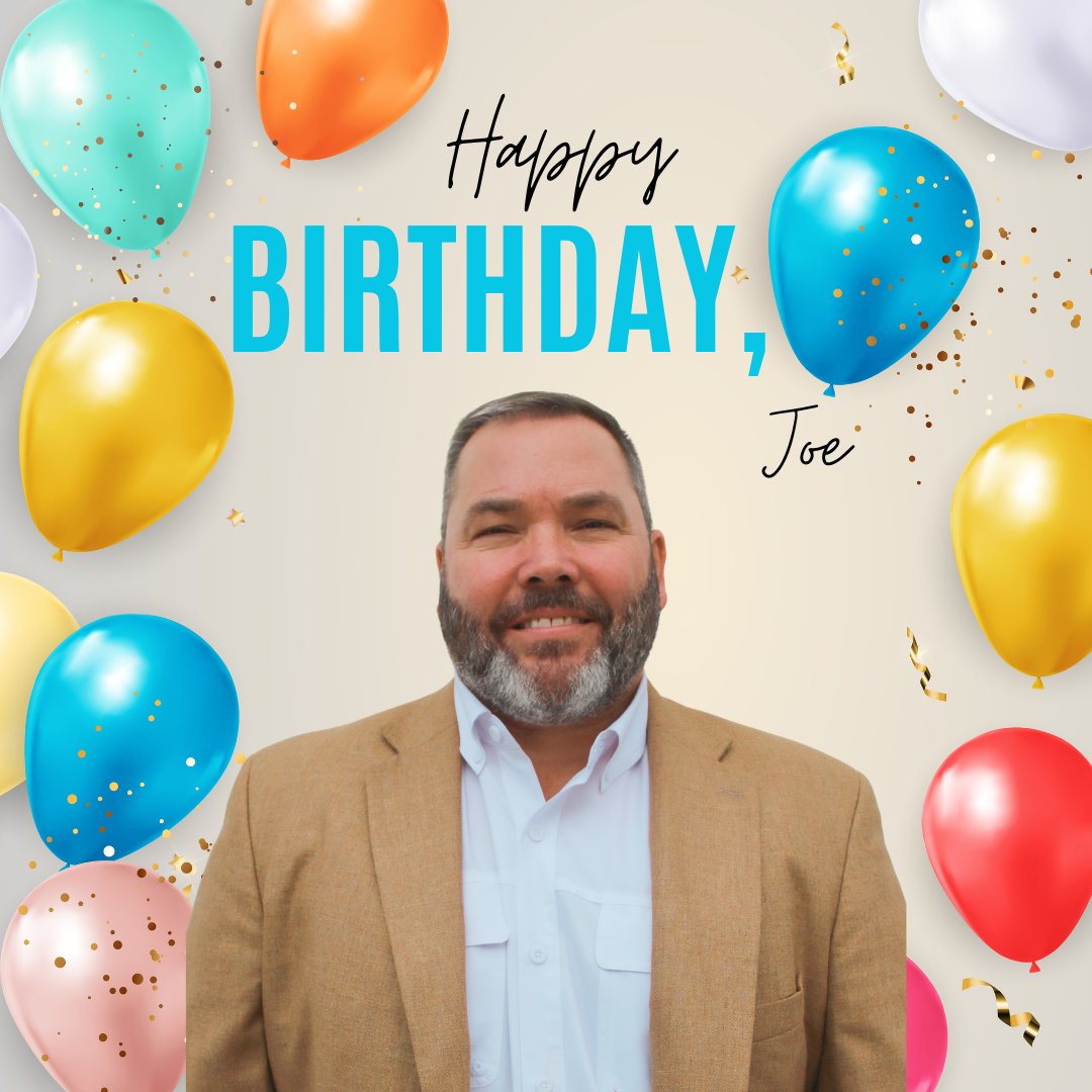 Happy Birthday to Joe! We hope you have a great celebration today!