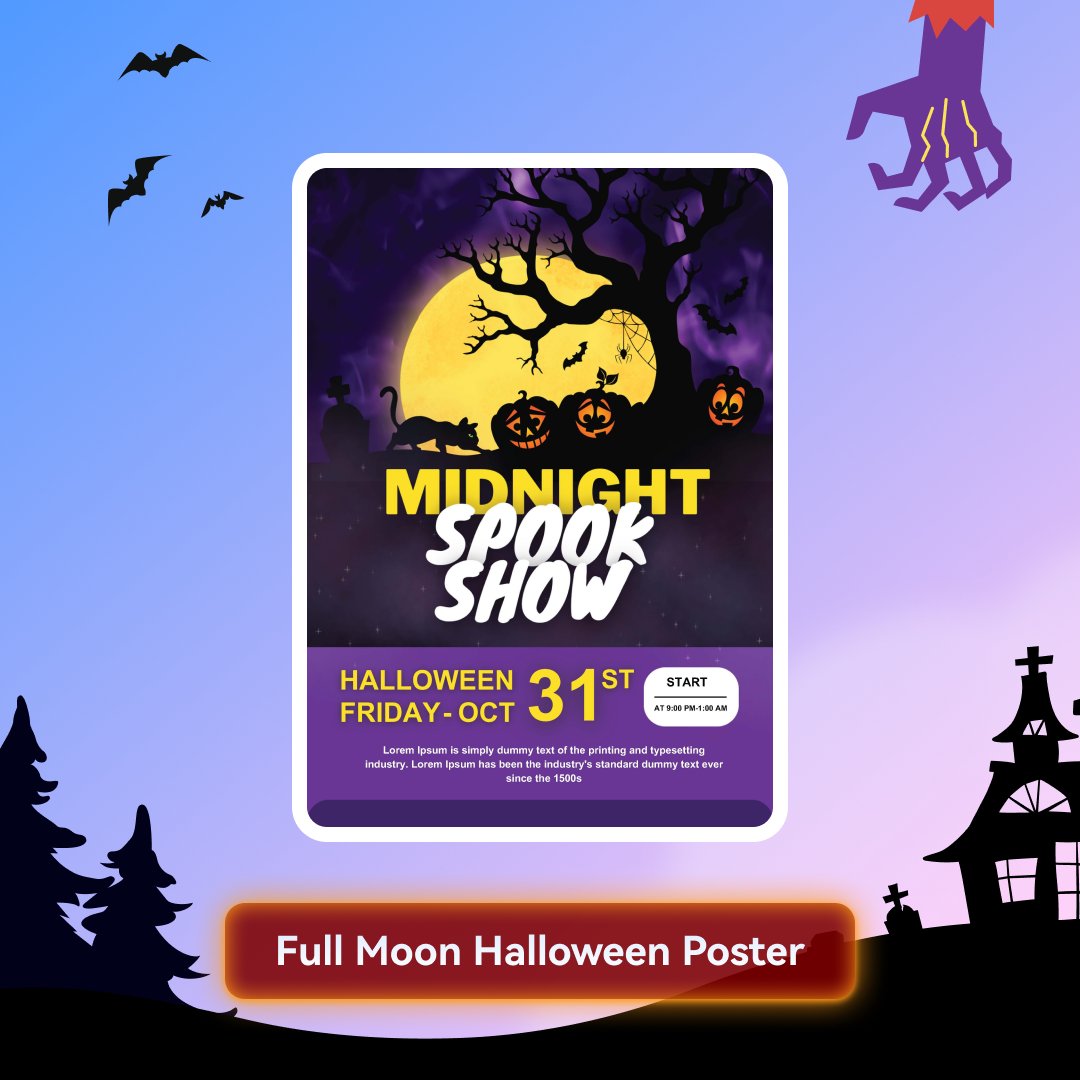 PDFelement's tweet photo. 🎃 Halloween's just around the corner! ⏰ And... uh-oh, still no invites or posters ready?No worries! We’ve got free templates—grab 'em now from the link! https://t.co/jS17miEr2R

#Halloween2024 #HalloweenFun #Boo #PDFtemplate #PDFelement #Wondershare https://t.co/7WbgBYiSy7