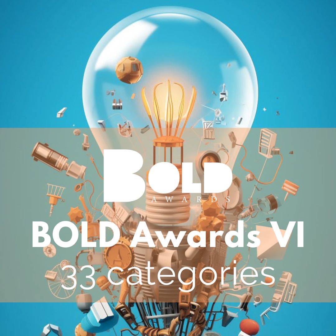Bold_Awards's tweet photo. 33 Categories, 33 Judges, 1 #BOLDAwards #Lisbon...www.bold-awards.com #beBOLD #BOLD6

#SpaceTech #AR #VR #AI #TravelTech #InsurTech #Mobility #QuantumComputing #Blockchain #Crypto #FinTech #DeFi #SaaS #HealthTech #Crowdsourcing #Crowdfunding #Sustainability #Marketplace #Science https://t.co/c9TpxGmKGW
