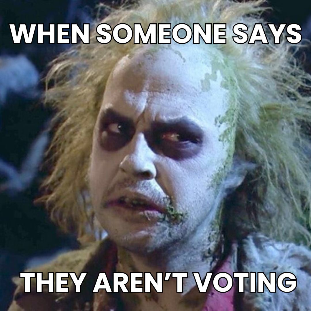 Don't ghost your civic duty! 👻 Not voting is scarier than any creature you might see this Halloween. If you don’t vote, you don’t get a say in what happens. Make sure you have the resources you need to make your vote count! thearc.pulse.ly/otsggz5l0k #DisabilityVote #TheArcVotes