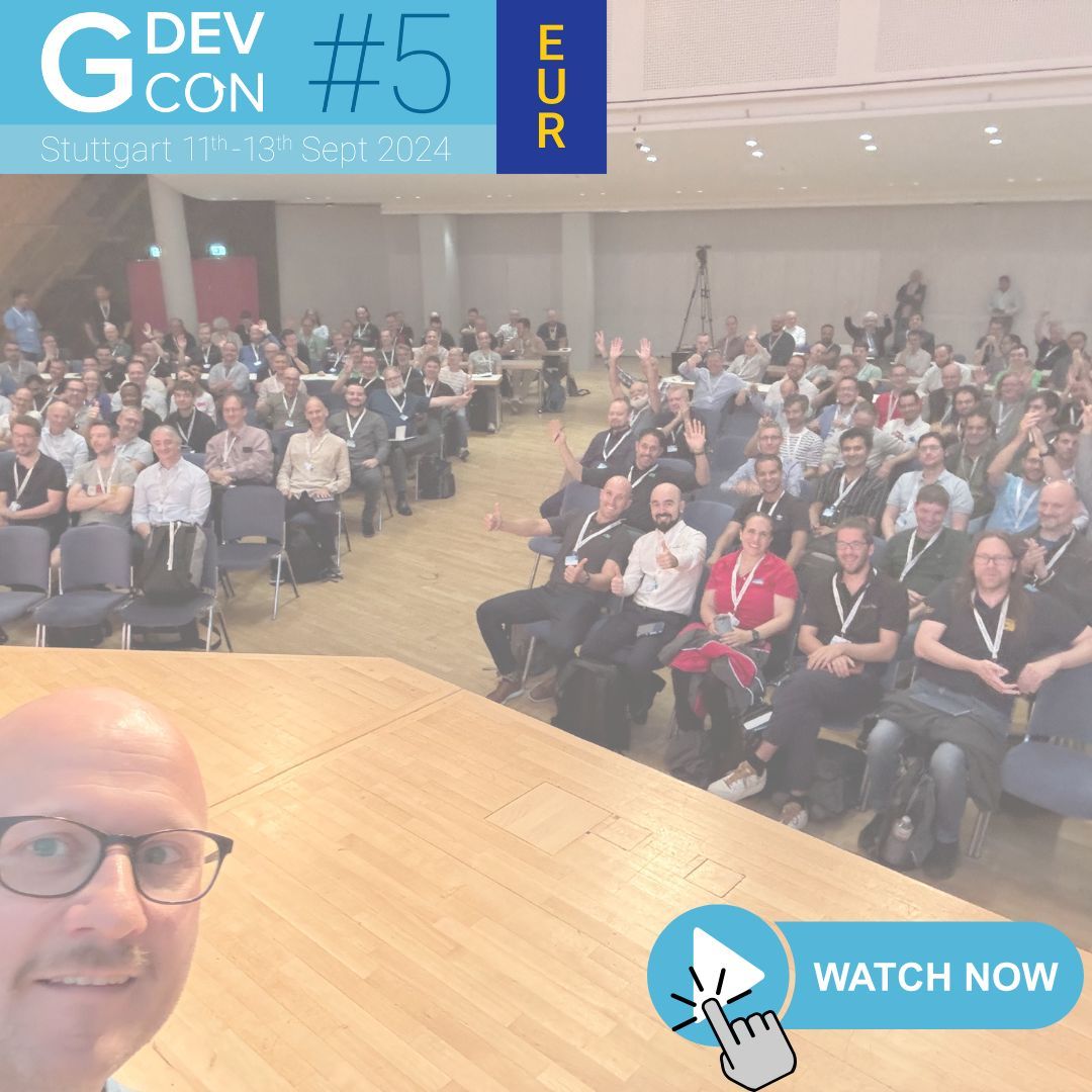 GDevConference's tweet photo. The 2024 #GDevCon #team keynote was delivered by @JoergHampel, he reminded us just how far the #graphicalprogramming #community has come in a relatively short time! Take a look for yourself at how Joerg set the tone for the rest of the event 👉 https://t.co/CMHRnTFbtM https://t.co/s5hWCYhYaQ