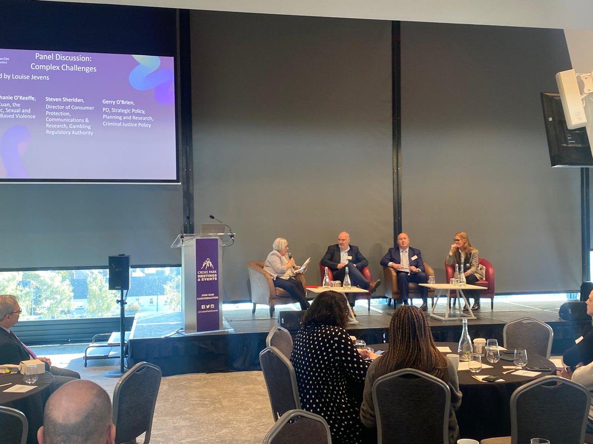 probation_irl's tweet photo. Staff from the Probation Service joined colleagues from the @DeptJusticeIRL at the Justice Sector Innovation Conference 2024 in Croke Park. It was a lovely opportunity to meet, share &amp; learn abt the wide range of innovative approaches and solutions our colleagues are developing https://t.co/tJmt8Qvhi7