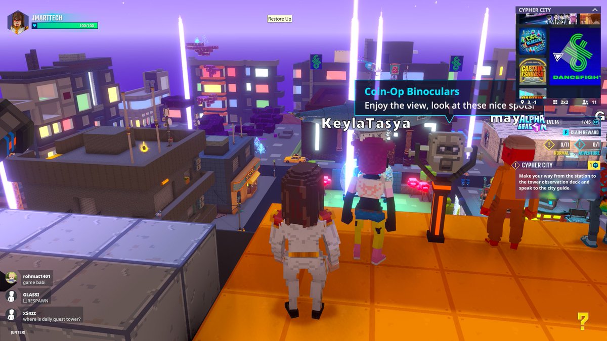 jmartinnotech's tweet photo. Come dance with me in the Cypher City Experience in 💃🕺@TheSandboxGame. Make sure to bring your boogie shoes 🩰  https://t.co/ZiegM76fvZ #TheSandbox #AlphaSeason4 #AS4SocialChallenge https://t.co/FNyNmhh3y6