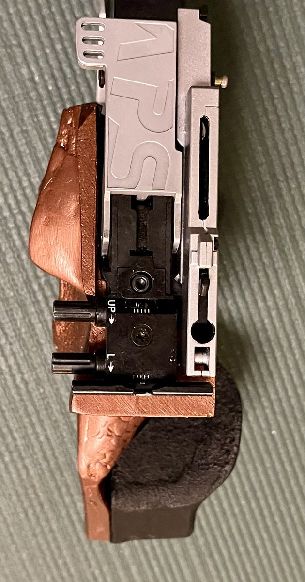 APS-3 フロントサイトブロック 射撃の女神 ブロンズ 彫金加工 ワンオフ APS3 タイトフロントサイト3mm + タイトリアサイト2mm 基本