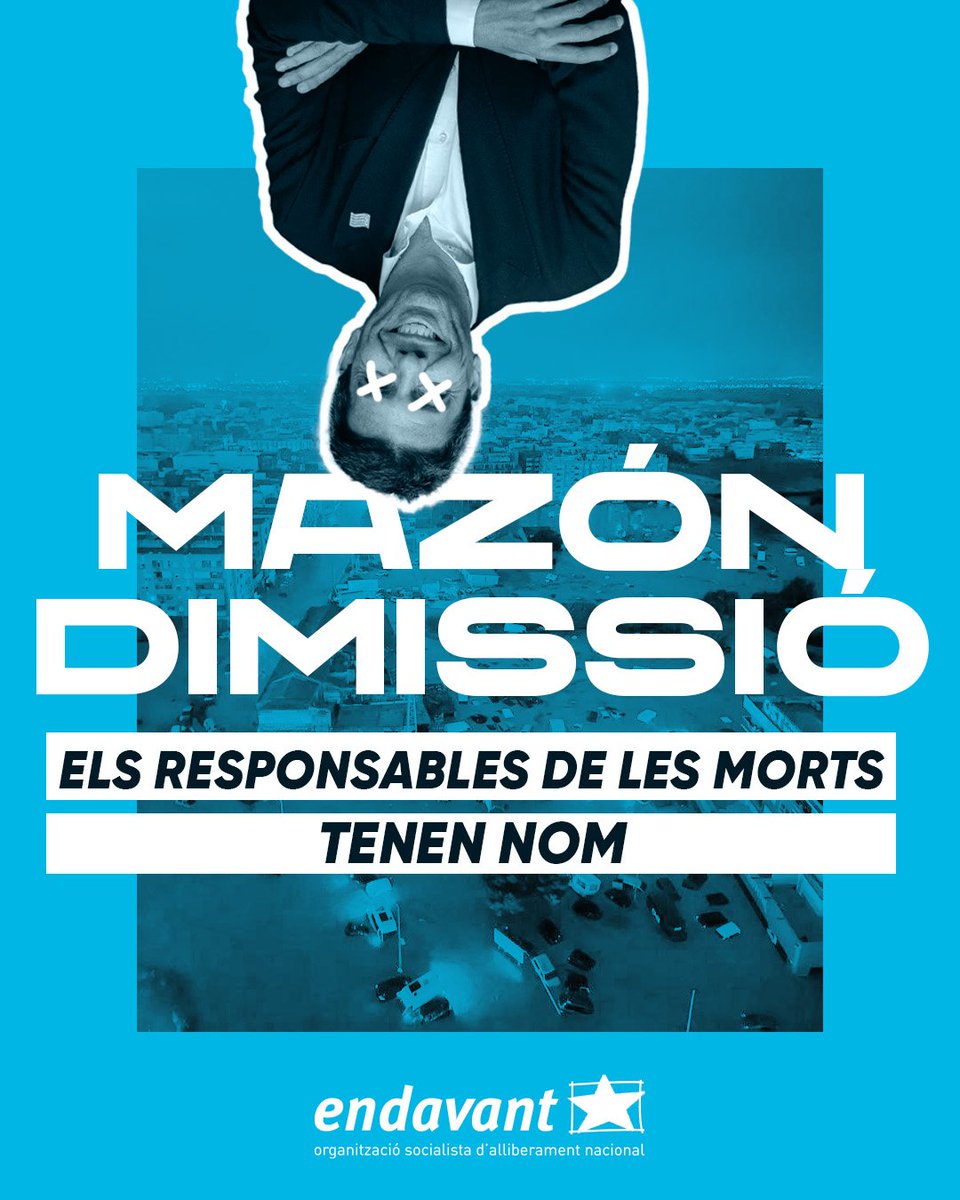 EstradaLaia's tweet photo. Una seixantena de persones mortes, per ara... 
El mínim: #MazónDimissió i denúncia contra les empreses que van obligar a treballadors de sectors que no són essencials a jugar-se la vida. https://t.co/gvN3PrspMs