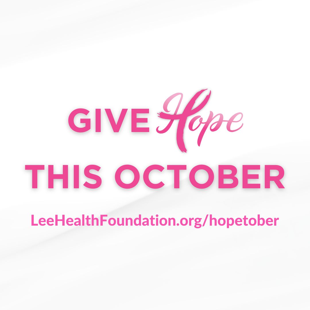 Lee Health Foundation (@leehealthfdn) on Twitter photo As we wrap up #Hopetober, don't forget you can help support women and men battling breast cancer in our region all year long. 💗Discover how <a href="/LeeHealthCancer/">Lee Health Cancer Institute</a> is redefining breast cancer care and how you can get involved: leehealthfoundation.org/hopetober
#BreastCancerAwarenessMonth As we wrap up #Hopetober, don't forget you can help support women and men battling breast cancer in our region all year long. 💗Discover how <a href="/LeeHealthCancer/">Lee Health Cancer Institute</a> is redefining breast cancer care and how you can get involved: leehealthfoundation.org/hopetober
#BreastCancerAwarenessMonth
