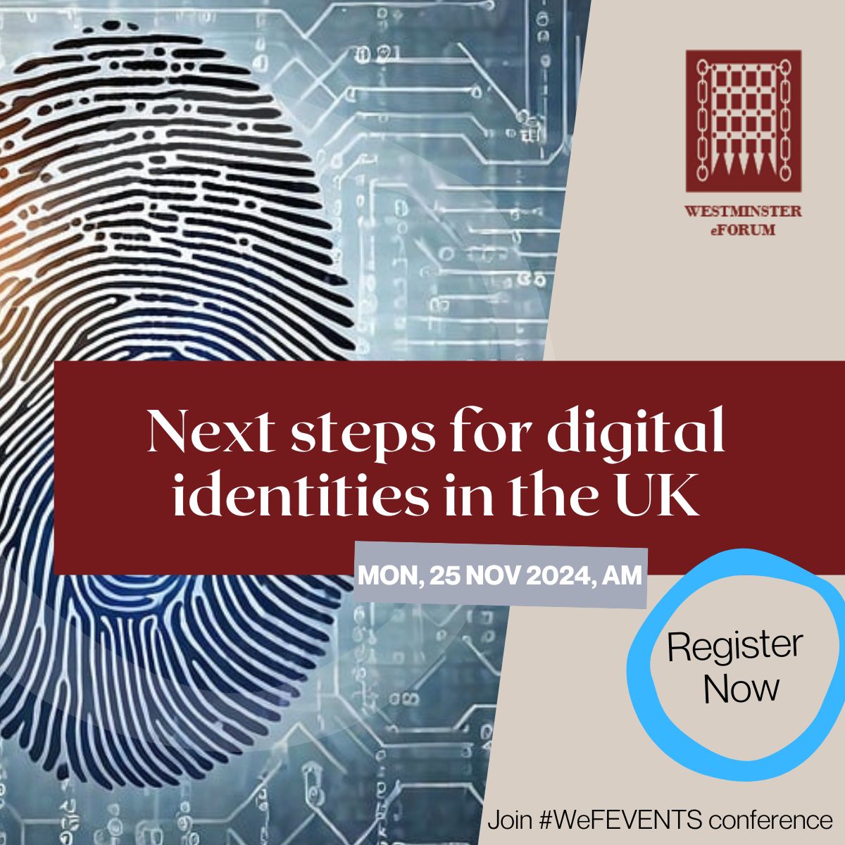 Westminster Forum Projects (@wfpevents) on Twitter photo Westminster eForum are holding a conference called Next steps for digital identities in the UK!
Join them on the 25th of November to be a part of this conversation with speakers including <a href="/GDSTeam/">GDS</a> <a href="/HoganLovells/">Hogan Lovells</a> <a href="/NatWestGroup/">NatWest Group</a> !
More information: westminsterforumprojects.co.uk/conference/Dig… Westminster eForum are holding a conference called Next steps for digital identities in the UK!
Join them on the 25th of November to be a part of this conversation with speakers including <a href="/GDSTeam/">GDS</a> <a href="/HoganLovells/">Hogan Lovells</a> <a href="/NatWestGroup/">NatWest Group</a> !
More information: westminsterforumprojects.co.uk/conference/Dig…