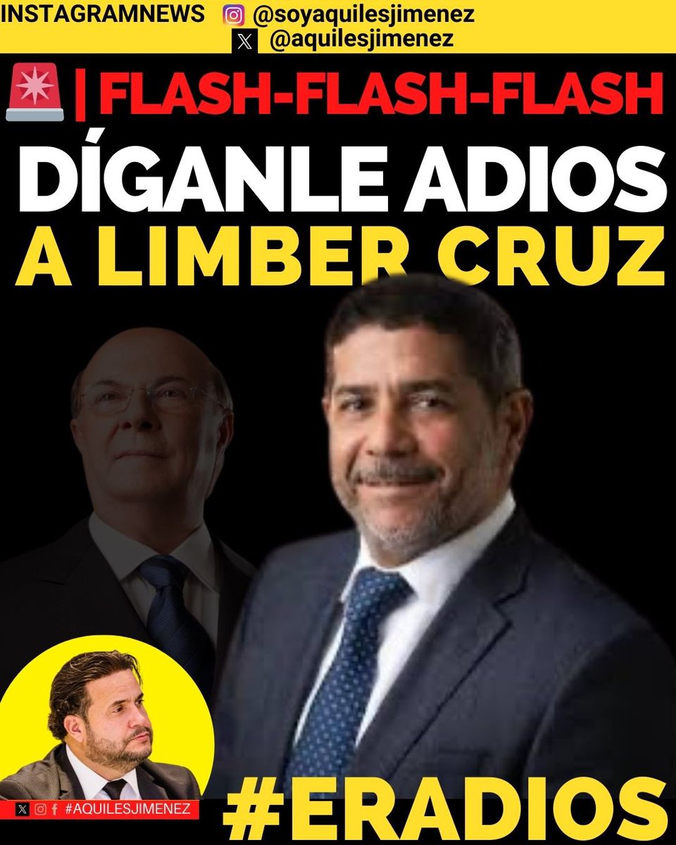 Aquiles Jimenez Fernandez (@aquilesdenuncia) on Twitter photo Ya el decreto está firmado vayan diciéndole a <a href="/limbercruzl/">Limber L. Cruz López</a> que recoja las fotos del despacho y la jeepeta nueva que la deje con el tanque lleno .
Ps: Ya veo a <a href="/llegopapa/">Hipólito Mejía</a> buscando a <a href="/MiguelVargasM/">Miguel Vargas</a> para un cafecito Ya el decreto está firmado vayan diciéndole a <a href="/limbercruzl/">Limber L. Cruz López</a> que recoja las fotos del despacho y la jeepeta nueva que la deje con el tanque lleno .
Ps: Ya veo a <a href="/llegopapa/">Hipólito Mejía</a> buscando a <a href="/MiguelVargasM/">Miguel Vargas</a> para un cafecito