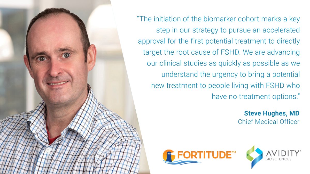 We're grateful for the strong interest in the FORTITUDE study and  understand the urgency to bring a potential new treatment to people  living with FSHD who have no treatment options. More details in our  press release: aviditybiosciences.investorroom.com/2024-10-30-Avi…