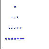 Coder2112's tweet photo. Printing pyramid of star asterisk with python https://t.co/XylYaMhd5Q