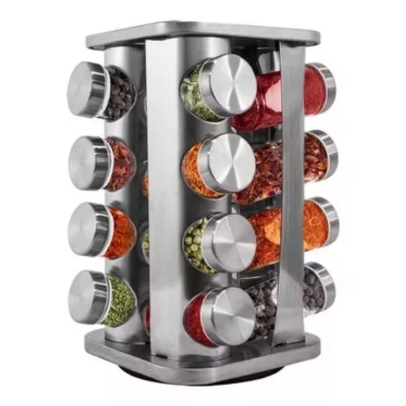 Achadinhos na shopee, amei! Porta Temperos Condimentos com Potes Giratório ou fixo Inox OFF// por R$78,85. Compre na Shopee agora! s.shopee.com.br/9zg8UWozcj?sha…
