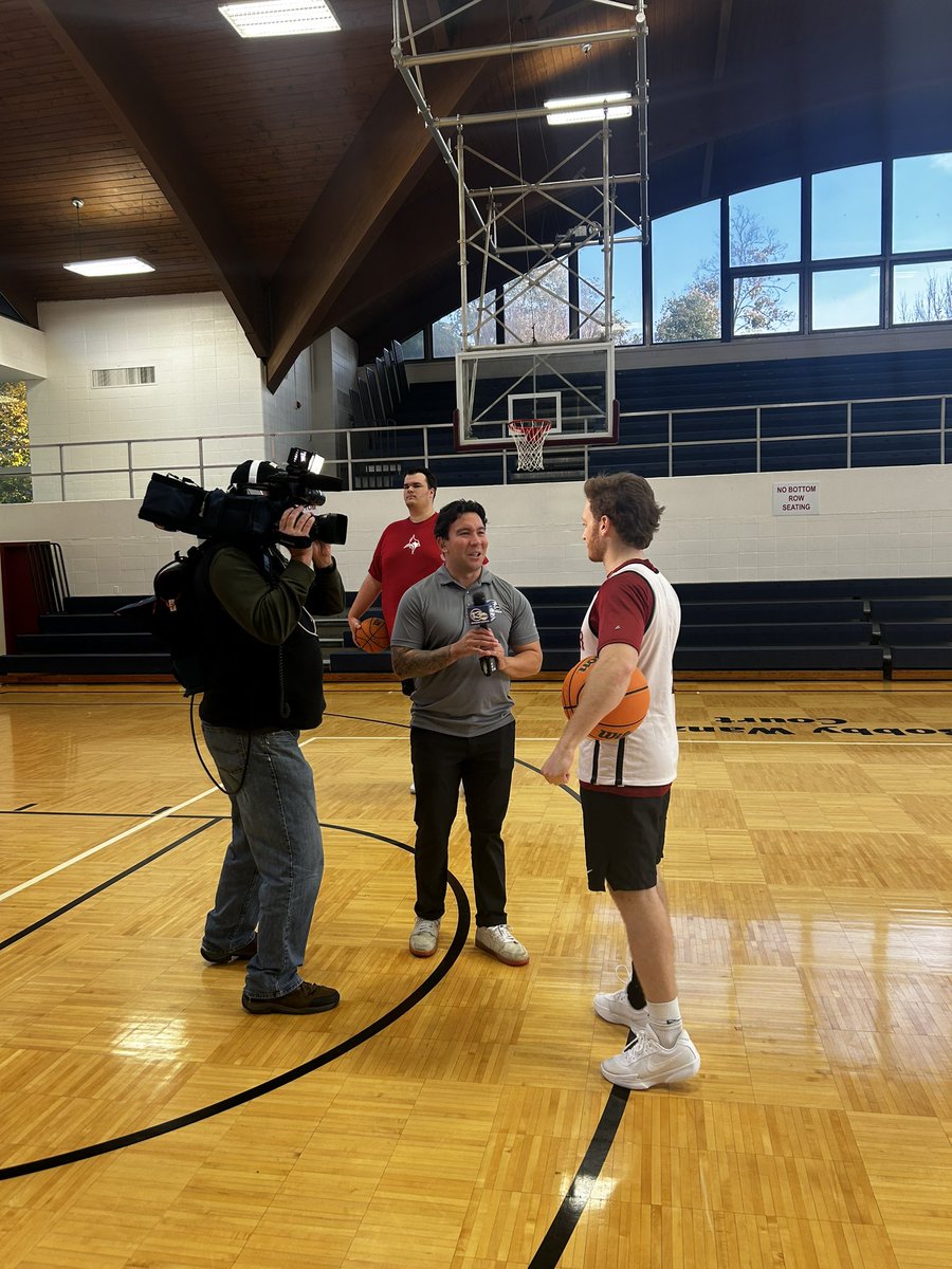 SJF Cardinals (@fisherathletics) on Twitter photo Thanks to <a href="/cloreports/">Chris Lopez</a> of Good Day Rochester for hanging out <a href="/SJFMBB/">St. John Fisher Men's Basketball</a> practice this morning at Varsity Gym! Nine days until the Cardinals open the 2024-25 season!
You can find the segments from this morning’s live show later today on @13whamtv’s website. Thanks to <a href="/cloreports/">Chris Lopez</a> of Good Day Rochester for hanging out <a href="/SJFMBB/">St. John Fisher Men's Basketball</a> practice this morning at Varsity Gym! Nine days until the Cardinals open the 2024-25 season!
You can find the segments from this morning’s live show later today on @13whamtv’s website.