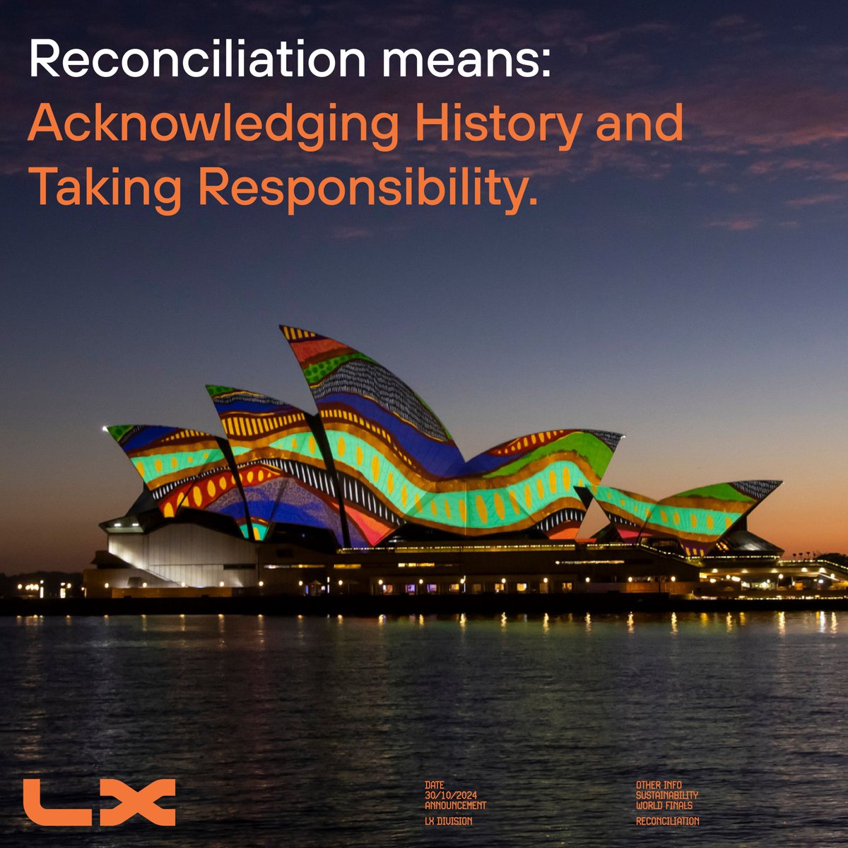 teamlxaus's tweet photo. Reconciliation means that we need to acknowledge the past and take responsibility for the present. https://t.co/i5F4ub8JTK